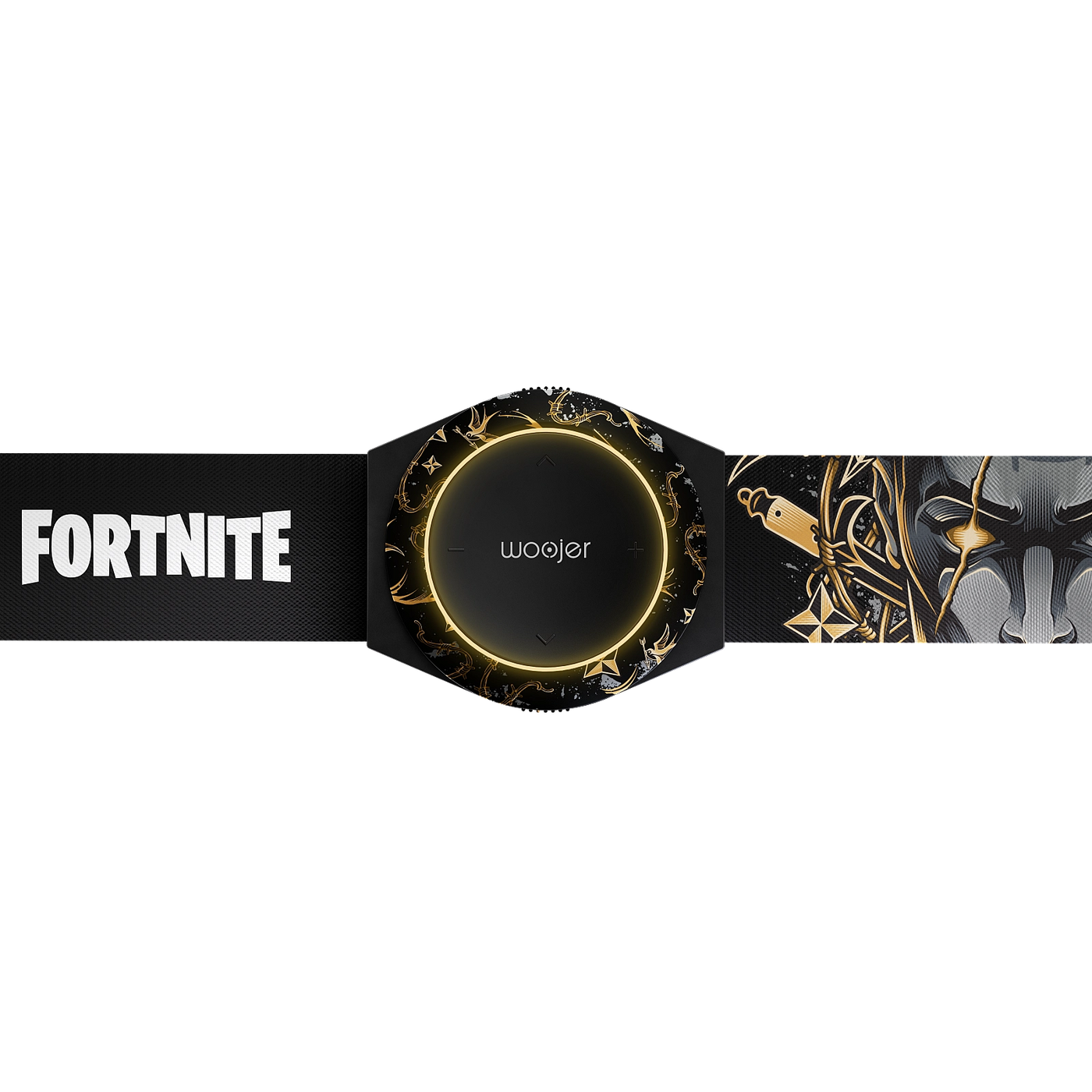 Woojer Fortnite Strap 3 Ring, Armor & Belt Style-set - Midas Edition.